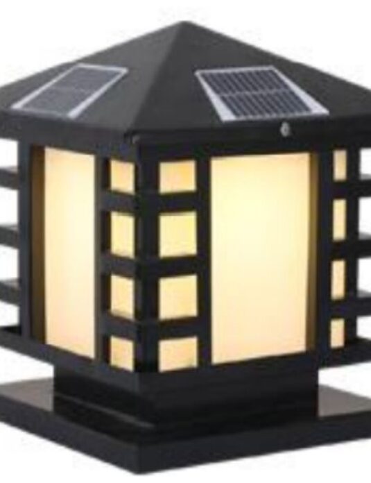 Đèn trụ cổng  năng lượng mặt trời - Điện Năng Lượng Mặt Trời Hùng Phong - Công Ty TNHH Kỹ Thuật Hùng Phong